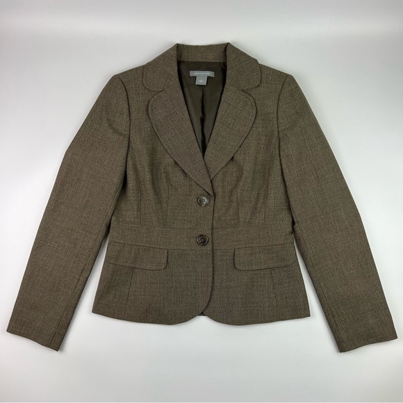 Ann Taylor Jackets & Blazers - Ann Taylor Blazer Suit Jacket Womens Size 2 Tan Brown